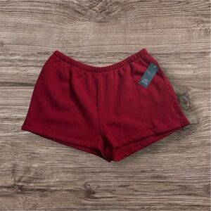 Wild Fable Deep Red Athletic Shorts